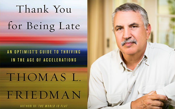 Varsha Rao On Thank You For Being Late By Thomas L Friedman Varsha Rao S Inspiring Stories